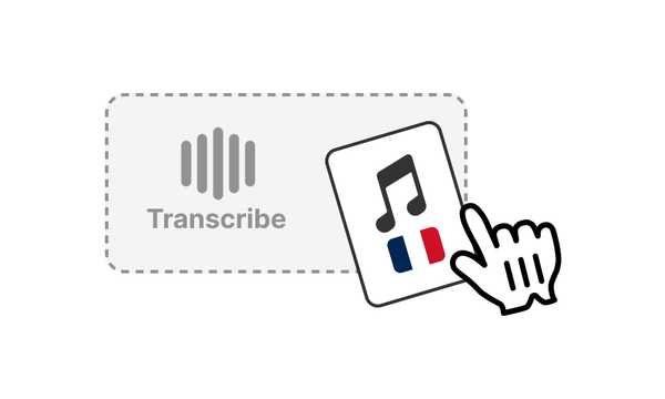 Import french audio file