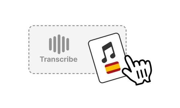 Upload spanish audio file