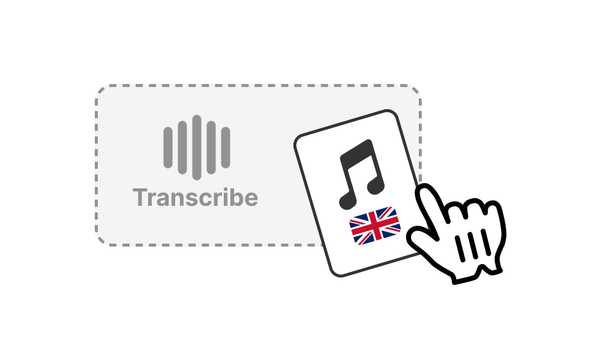 Import english audio file