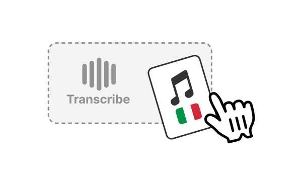 Import italian audio file